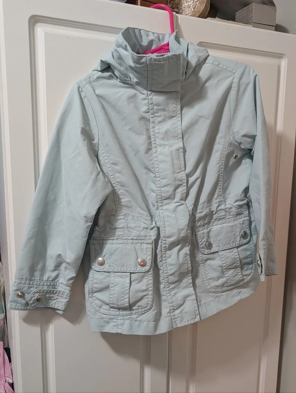 Lands' End Light Blue Utility Jacket